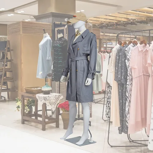 Miniatura 8 de Maniquí femenino con forma de vestido en exhibición - Maniquí completo ajustable y desmontable de 69 pulgadas, torso de maniquí para costura