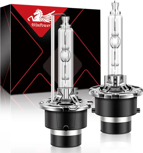 Miniatura 9 de WinPower D1S - Bombilla de xenón HID para faros delanteros, 6000 K, blanco frío, 35 W, base de stents metálicos, luces de reemplazo de haz alto