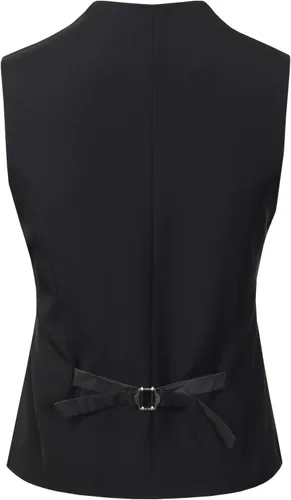 Miniatura 3 de Design by Olivia Chaleco de esmoquin con cuello en V y botones para mujer