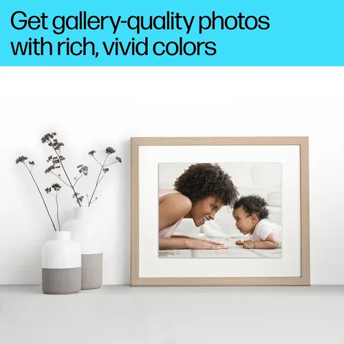 Miniatura 3 de HP Papel fotográfico Premium Plus, diseñado para impresoras de inyección de tinta HP brillante, 8.5 x 11 pulgadas, 50 hojas, paquete de 1, (CR664A)