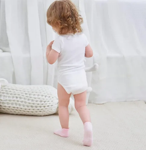 Miniatura 4 de Calcetines tobilleros antideslizantes Zaples para bebés con suelas antideslizantes para bebés, niños pequeños, niños y niñas