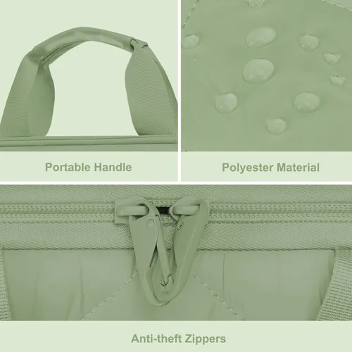 Miniatura 6 de MOSISO 360 Protective Laptop Shoulder Bag, Double Layer Fluffy Padded Laptop Bag with Anti-theft Zipper