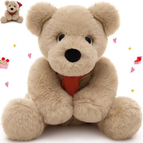 Miniatura 16 de MorisMos Oso de Peluche Relleno, Pequeño Oso de Peluche de 14'' Juguete de Peluche Regalo para Niño Niña Bebé Adolescente Adulto, Tierno Juguete