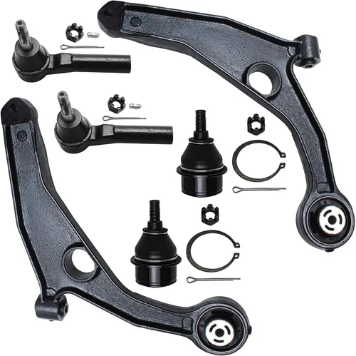 Miniatura 16 de Detroit Axle - Kit de extremo delantero para Chrysler 300 Dodge Charge Challenger 2011-2023, 2 brazos de control inferiores traseros 2 rótulas