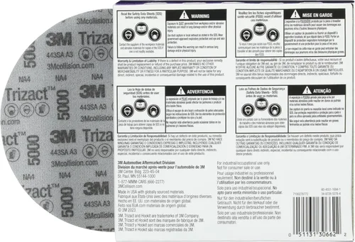 Miniatura 9 de 3M (30662) Hookit Trizact 6" 5000 disco de espuma tipo Grit