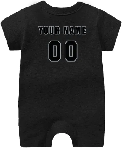 Miniatura 55 de Traje de fútbol personalizado para bebé, hace que tu bebé nombre y número de ropa de fútbol regalos