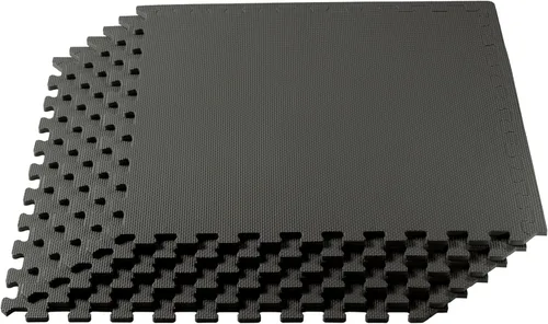 Miniatura 17 de We Sell Mats - Baldosas multiusos de espuma EVA con un grosor de 0.5 pulgadas, alfombrillas entrelazadas para gimnasios de interior y para el hogar