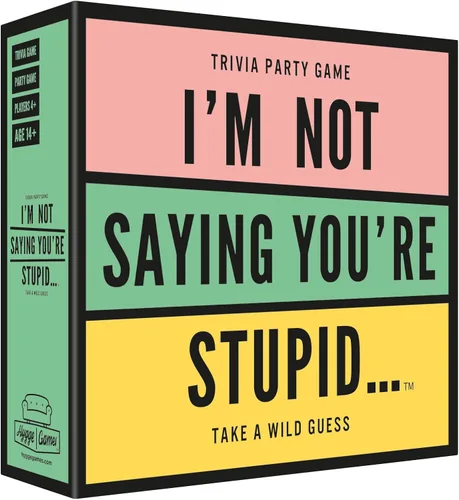 Hygge Games -I'm Not Saying You're Stupid Juego de Trivia, 5.7 x 5.7 x 1.8 pulgadas (idioma español no garantizado)