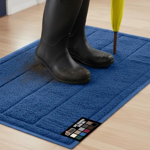 Miniatura 14 de GORILLA GRIP Dirt Grabber - Tapete de malla para puertas, de bajo perfil, resistente a manchas y decoloración, tiras de secado rápido resistentes