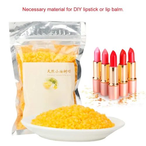 Miniatura 4 de Voluxe Cera de plantas, Cera Bellina Candelila Wax Cosmetics Material para el hogar (bolsa de 3.53 onzas), 3.5 onzas