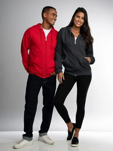 Miniatura 4 de Fruit of the Loom Eversoft Fleece Hoodies, Pullover & Full Zip, Moisture Wicking & Breathable, Sizes S-4X