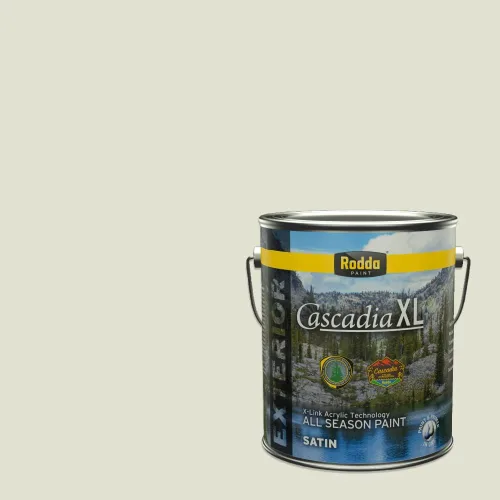 Miniatura 12 de Rodda Paint CASCADIA XL Pintura e imprimación satinada para exteriores en uno, cuarto de galón, azul playa norte