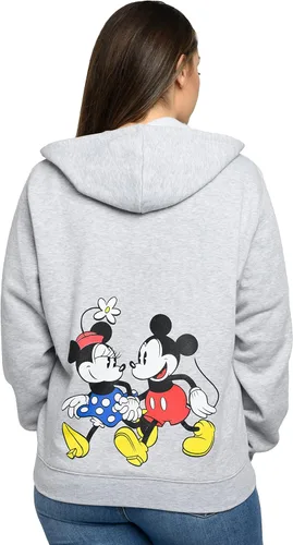 Miniatura 5 de Disney Sudadera con capucha para mujer con estampado de Mickey Minnie Mouse