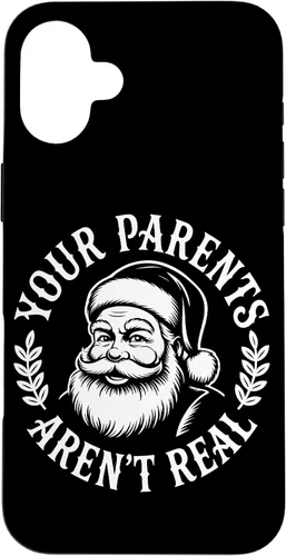 Miniatura 23 de Your Parents Aren’t Real Santa Humor Holiday Festive Cartoon Case for iPhone XR