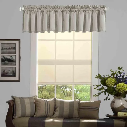 Miniatura 25 de Cortinas de cocina negras Ladity - 2 paneles de cortinas cortas opacas, 36 pulgadas, privacidad, niveles de café, cortinas de granja para ventana