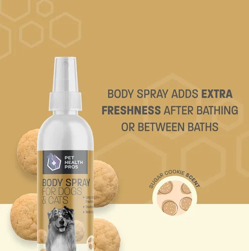 Miniatura 2 de Sugar Cookie - Espray desodorizante perfumado para perros y gatos, colonia y desodorante para mascotas de larga duración, 8 onzas