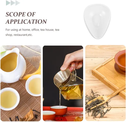 Miniatura 6 de Cuchara de té de cerámica para té, accesorios para té, cuchara cuchara para té, cuchara práctica de cucharadita de té, cuchara de cerámica