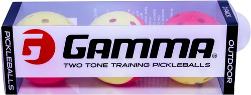 Miniatura 2 de Gamma Two Tone Training Pickleball Balls, High Visibility Outdoor Pickleballs, Ideal for All Levels of Play