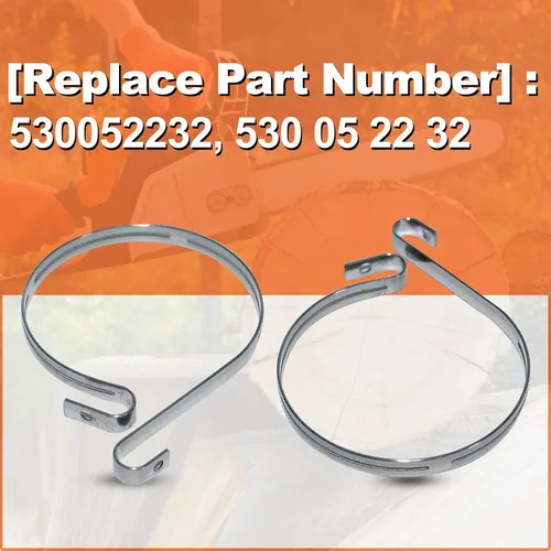 Miniatura 2 de Banda de freno de cadena 2 530052232 para Husqvarna 136 137 141 142 2036 2040 Motosierra EE. UU., Banda de frenoDataCaciques