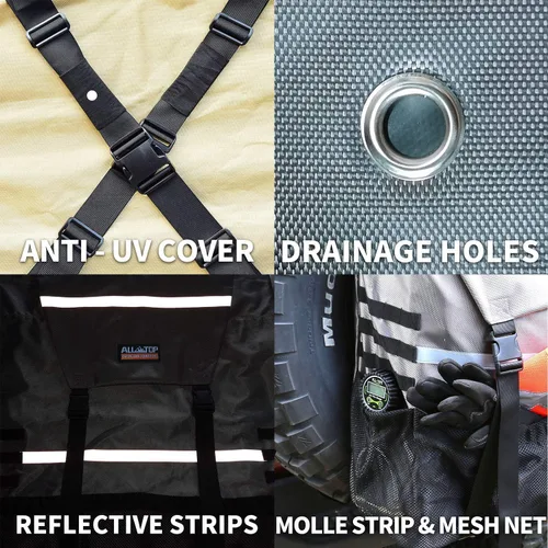 Miniatura 4 de ALL-TOP Bolsa de basura para neumáticos de repuesto, bolsa de basura resistente para puerta trasera de camión, bolsa de almacenamiento de carga