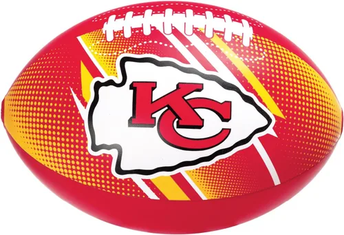 Miniatura 16 de BigMouth 18” Inflatable Pool Football Officially Licensed NFL Fan Gear Merchandise Beach Ball Games for Adults and Teens