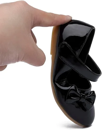 Miniatura 5 de Cixi Maxu E-Commerce.Co.Ltd Mary Jane Zapatos planos para niñas, zapatos de ballet de princesa, para boda, fiesta de cumpleaños, escuela