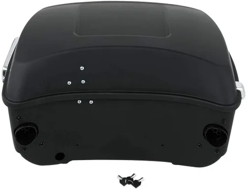 Miniatura 4 de TCMT Caja de maletero trasera con respaldo para motocicleta, rejilla portaequipajes de 2 plazas, para Harley 2014-2025 Touring CVO Road King Street