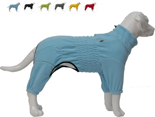Miniatura 11 de Lovelonglong - Abrigo cálido para perro, chaqueta para perros pequeños, medianos y grandes con cierre de cremallera, abrigo de invierno de forro