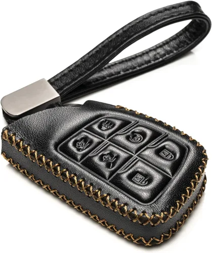Miniatura 10 de Vitodeco Funda Protectora de Cuero para Llavero Inteligente Compatible con Chevrolet Silverado, Colorado, Suburban, Tahoe, Blazer, Equinox, Traverse