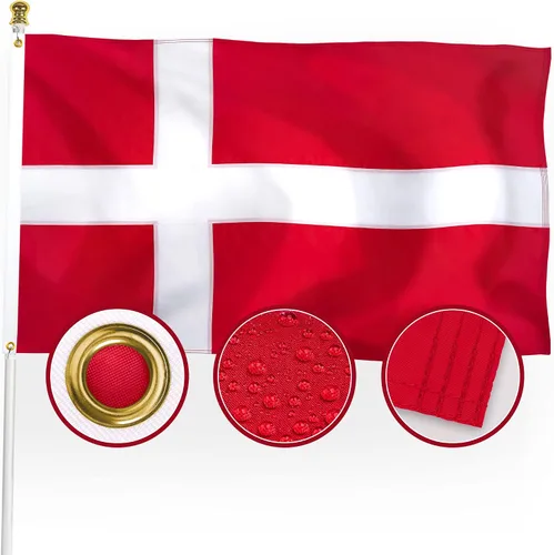 Miniatura 12 de XIFAN Bandera india prémium de 3 x 5 pies, para exteriores, grande, de doble cara, resistente, nailon 210D, bordado, bandera india nacional y país
