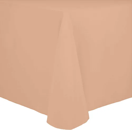 Miniatura 5 de Ultimate Textile Cotton-Feel - Mantel ovalado de poliéster hilado resistente a las manchas y a las arrugas, lavable a máquina, color berenjena, 1
