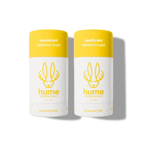 Miniatura 10 de Hume Supernatural Coconut Coast - Desodorante sin aluminio para mujeres y hombres, seguro para pieles sensibles, probióticos, a base de plantas, sin