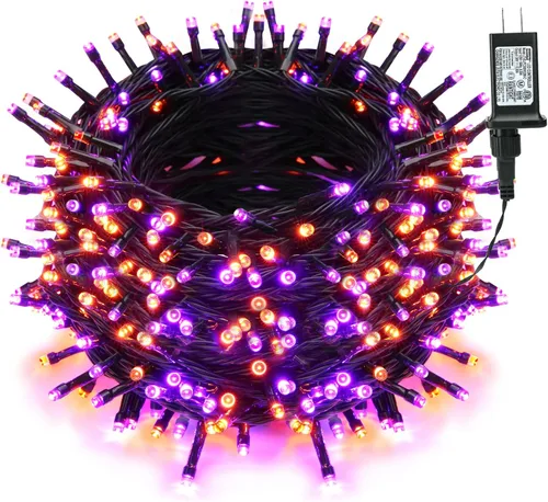 Miniatura 17 de Brizled - Luces inteligentes para árbol de Navidad, 20 metros / 66 pies, 200 luces LED que cambian de color, control por aplicación y voz, Rojo