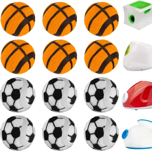 Miniatura 11 de Pelotas de tenis para perros XS Pelota de juguetes para perros de 1.5 pulgadas, paquete de 12, lanzadores de bolas de ajuste Pelotas de tenis
