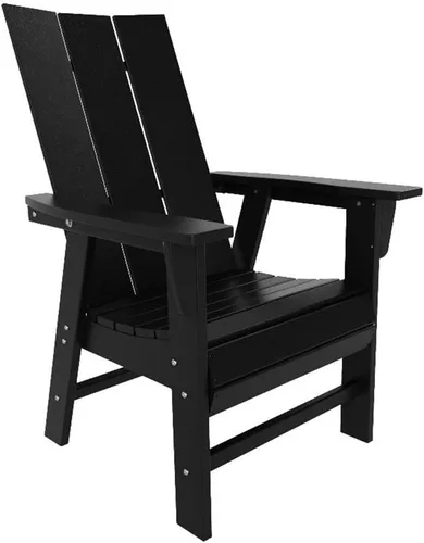 Miniatura 25 de Costaelm Sillas de césped, sillas de porche delantero, HDPE balcón, piscina, silla Adirondack, moderna silla de patio al aire libre, salón de resina