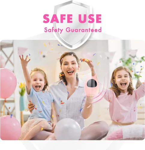 Miniatura 7 de Balloon Pump Electric, SPLAKS Balloons Inflator Air Pump Portable Balloon Blower for Garland Arch, Party Decoration Rosa