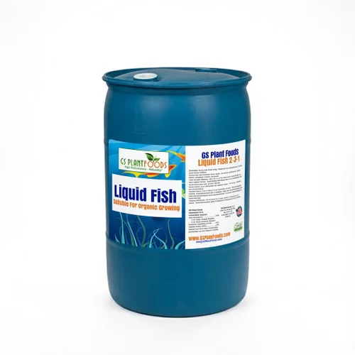 Miniatura 10 de GS Plant Foods Fertilizante líquido orgánico para peces - Natures Growth Boost, certificado OMRI, hidrolizado, a base de peces, solución