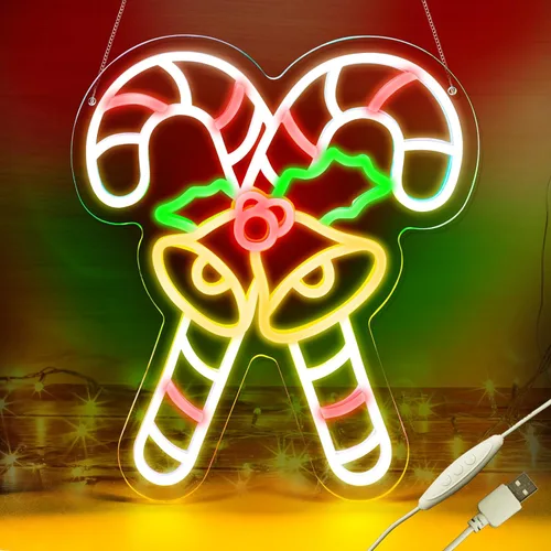 Miniatura 11 de Good Vibe - Letrero de neón con luces LED de neón rosadas, decoración de pared para dormitorio, letrero LED alimentado por USB para decoración