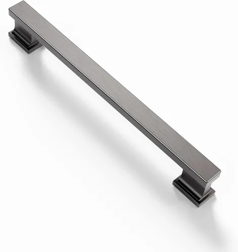 Miniatura 32 de Asidrama - Paquete de 6 manijas de gabinete de cocina color latón cepillado de 3.75 pulgadas (96mm), tiradores para gabinete, accesorios
