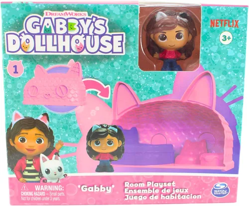 Gabby's Dollhouse Paquetes de figuras y juegos - (Gabby Room Playset)
