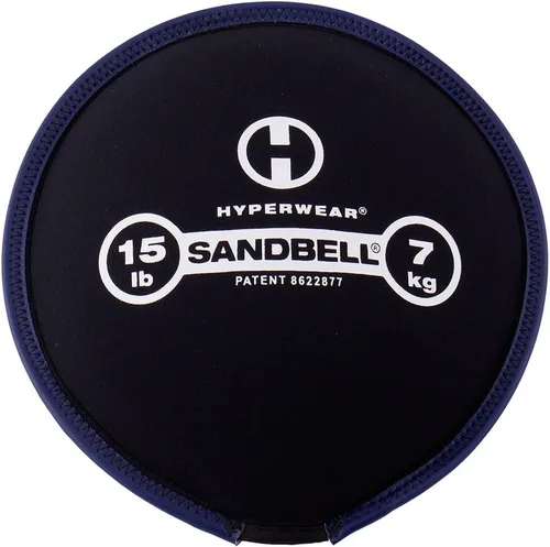 HYPERWEAR SandBell® bolsa de arena suave de peso (1–22 kg) – Precargada con arena limpia de EE. UU., peso suave seguro para entrenamiento de fuerza,