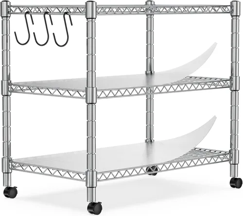 Miniatura 14 de Simple Deluxe - Estantería resistente de almacenamiento de 5 estantes, capacidad de carga de 1250 libras, 29.92" de profundidad x 13.98" de ancho x