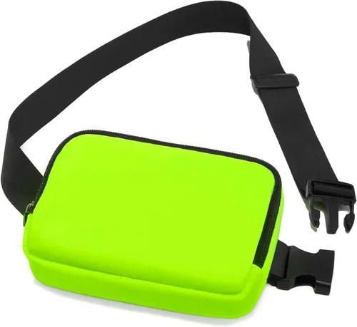 Miniatura 64 de Riñonera, bolsa para cinturón, correa ajustable ajustable de 40 pulgadas, para mujeres y hombres