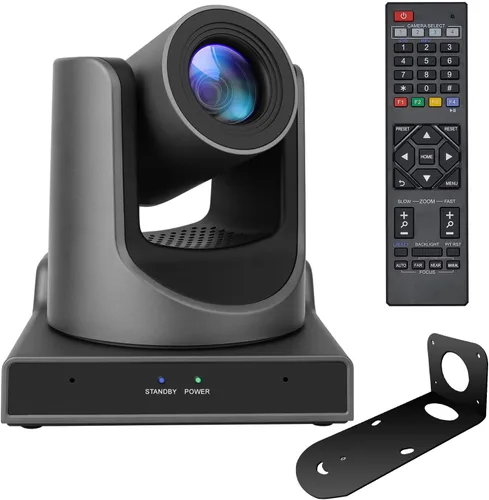 Miniatura 8 de Cámara PTZ, cámara SDI 30X compatible con zoom óptico y POE con transmisión en vivo IP de red, salida de video simultánea 3G-SDI y USB, para Negro