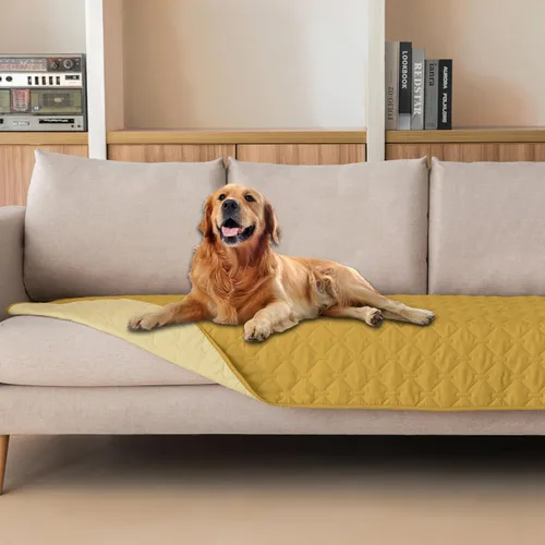 Miniatura 53 de gogobunny Manta 100% Impermeable de Doble Cara para Perros, Cubierta Suave para Cama de Mascotas, Reversible, Protege Muebles, Sillón, Sofá, Coche