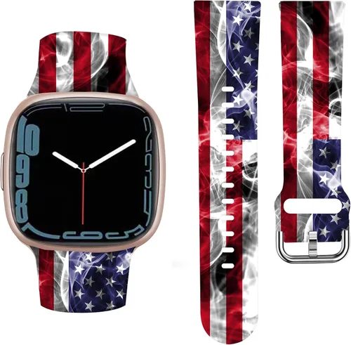 ANDRIU Compatible con Versa 4/Versa 3 Band para mujer, bonita correa deportiva de repuesto sin decoloración para reloj inteligente Versa 4/Versa 3
