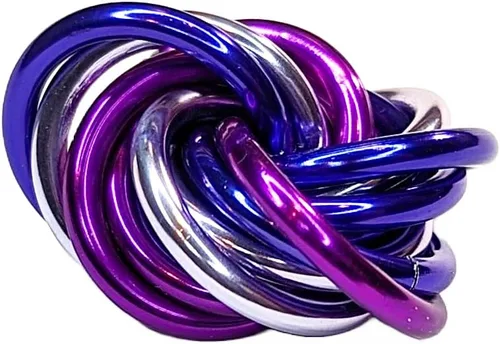 Miniatura 22 de Möbii Fidget Ball (MultiColor): Herramienta de alivio del estrés, ansiedad y estimulación para ADHD, silenciosa, ideal para el hogar, viajes, Rosa