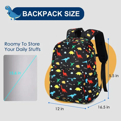 Miniatura 71 de CAMTOP - Conjunto de mochila y lonchera con estampados divertidos para niños de preescolar y primaria), Y0058-2
