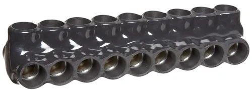Miniatura 31 de Morris Productos 97643 Conector multi-cable, aislado, entrada dual, negro, 3 puertos, 250 - 6 rango de cables, 5/16" Allen Hex 3 Puertos, 250 - 6