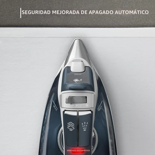 Miniatura 7 de Rowenta Plancha de Vapor para Ropa, Suela de Acero Inoxidable Focus, 400 Orificios de Microvapor, Potente Plancha de Vapor, Ligera, A Prueba